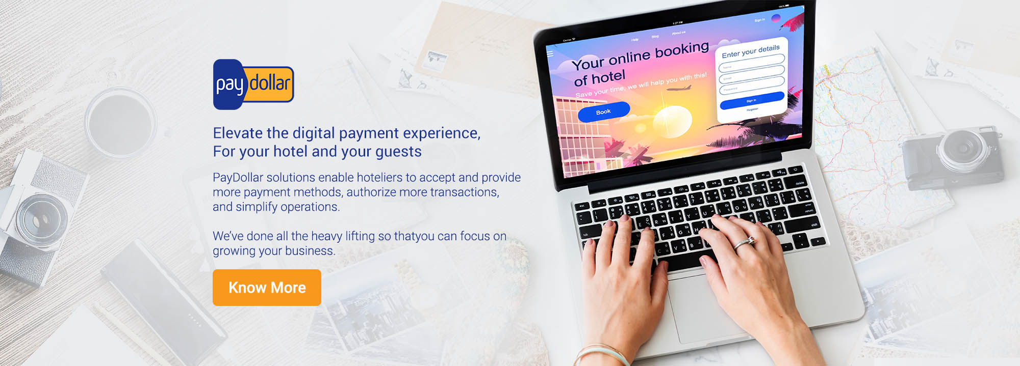 Elevate the digital payment experience, For your hotel and your guests